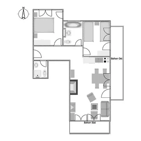 Heimelige 3,5 Zimmer Dachwohnung Daire Zermatt